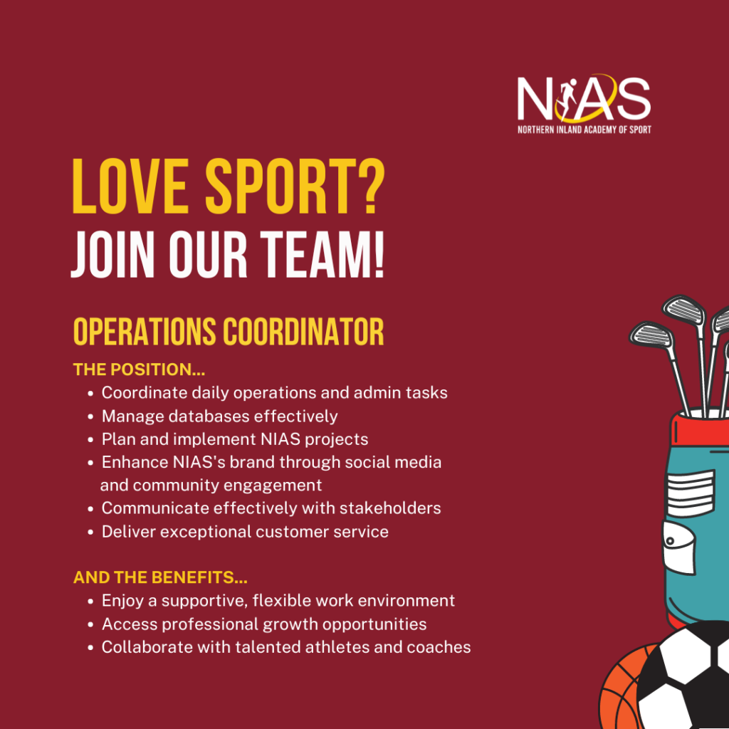 Are You Our Next Operations Coordinator? Join NIAS and Drive Excellence in Sport 